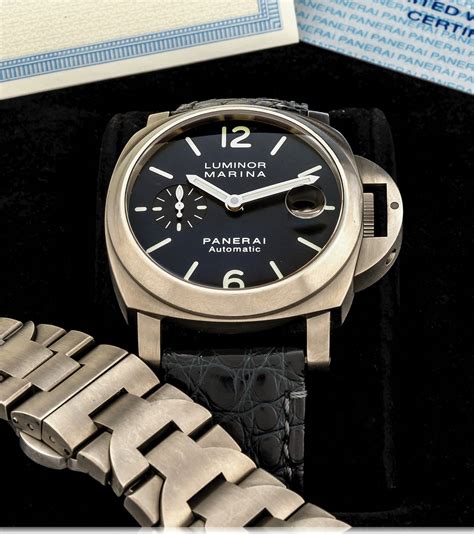 panerai luminor marina titanium price|panerai luminor marina automatic 40mm.